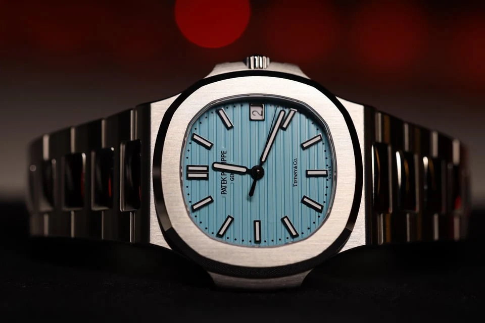 Turquoise integrated sports watch — full watch view